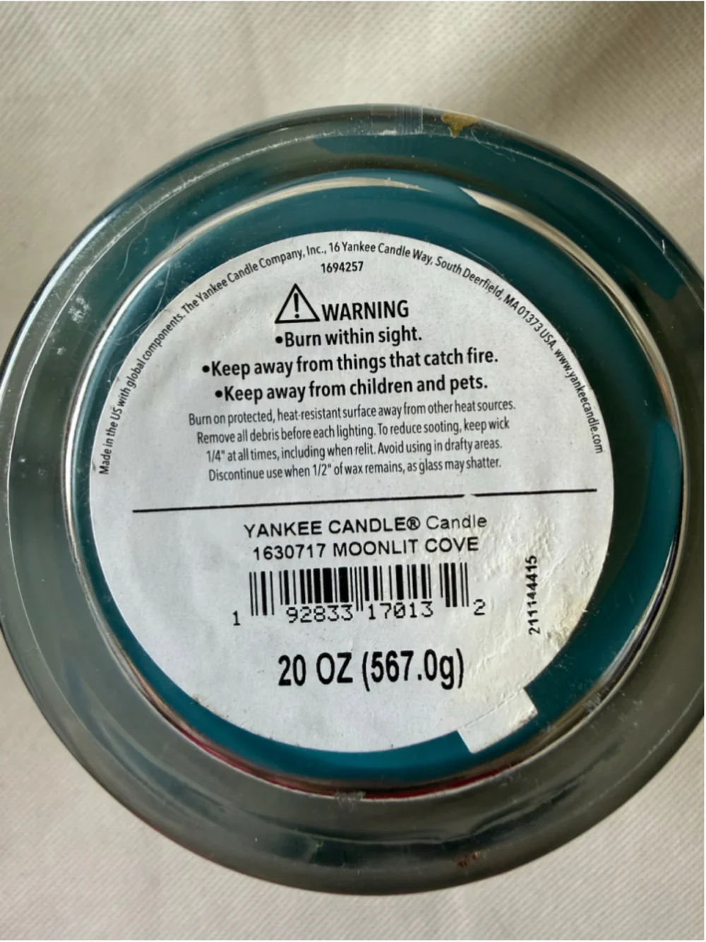 NEW Yankee Candle Large Jar Candle 20 oz Double Wick - 2 Wick Decorative